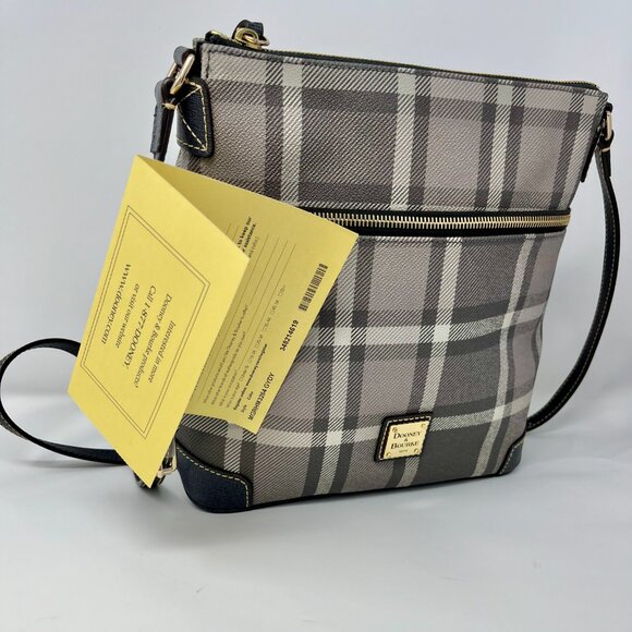 Dooney & Bourke Handbags - Dooney & Bourke Crossbody Graham Gray Plaid